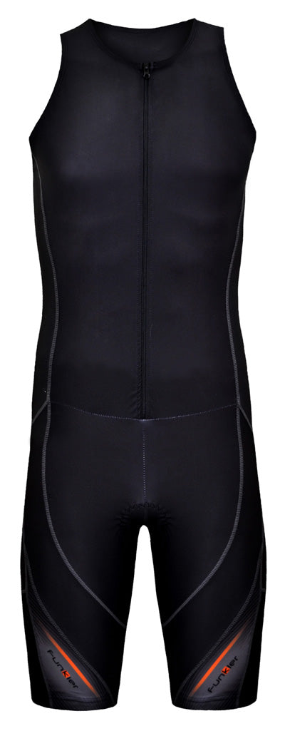 Funkier Pace TRS-4503-SG-1 Gents Tri Suit in Black - Large