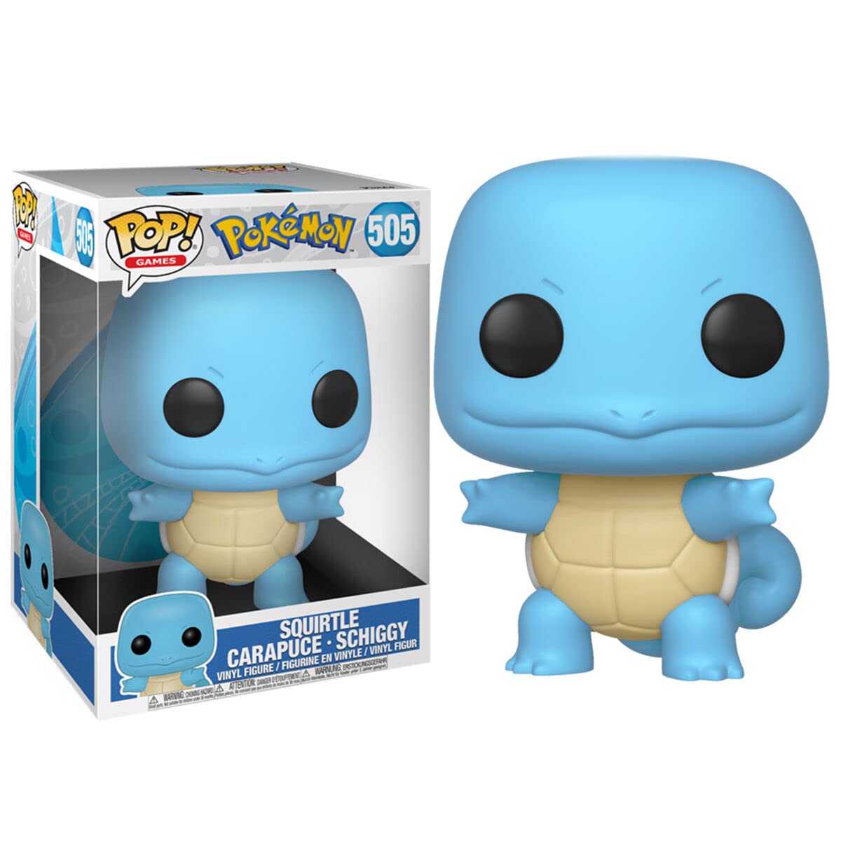 Funko 50561 POP Games: Pokemon- 10" Squirtle,Multicolor