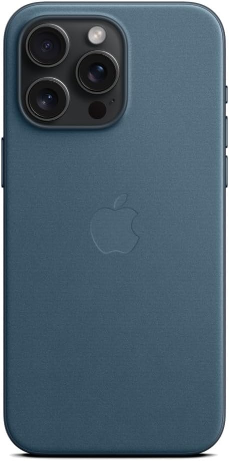 Apple - Back Cover For Mobile Phone - Magsafe Compatibility - Finewoven - Pacific Blue - For Iphone 15 Pro Max