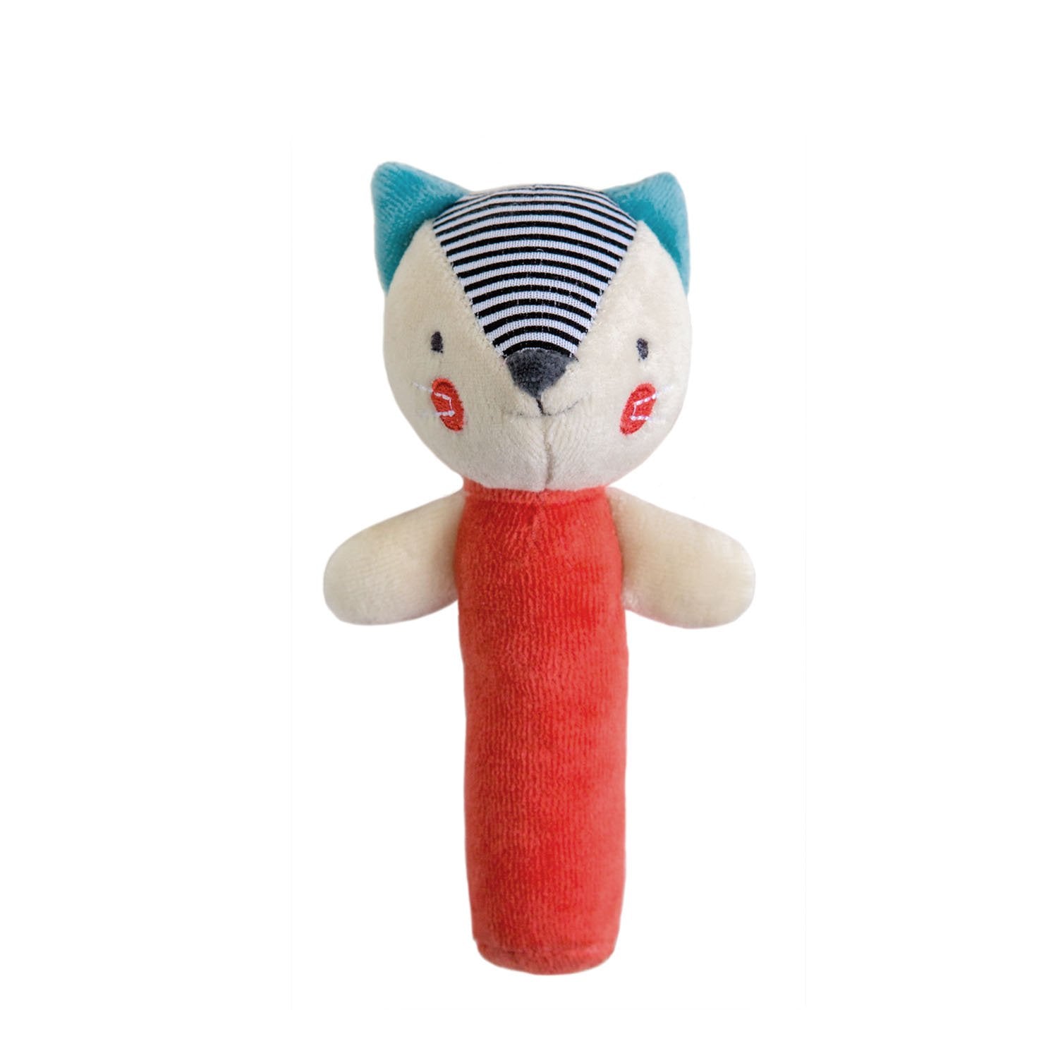 Petit Collage - Baby Fox Organic Squeaker