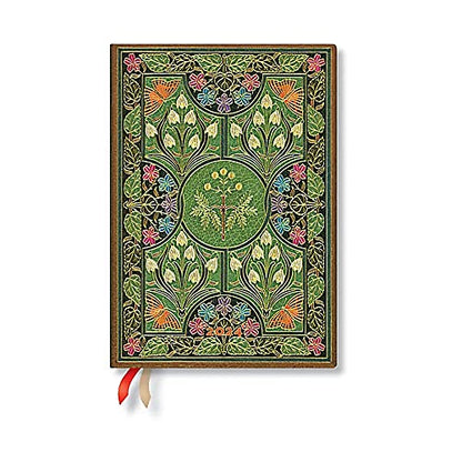 Poetry in Bloom (Poetry in Bloom) Midi Vertical 12-month Dayplanner 2024 (Elastic Band Closure)