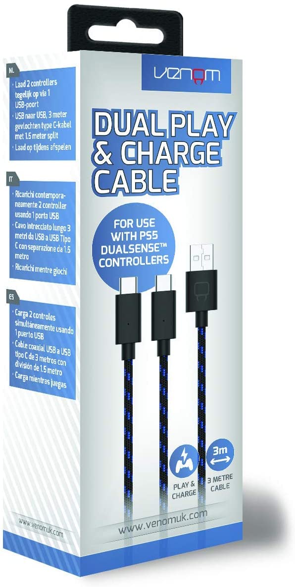 PlayStation 5 - Venom Playstation 5 Play And Charge Cable