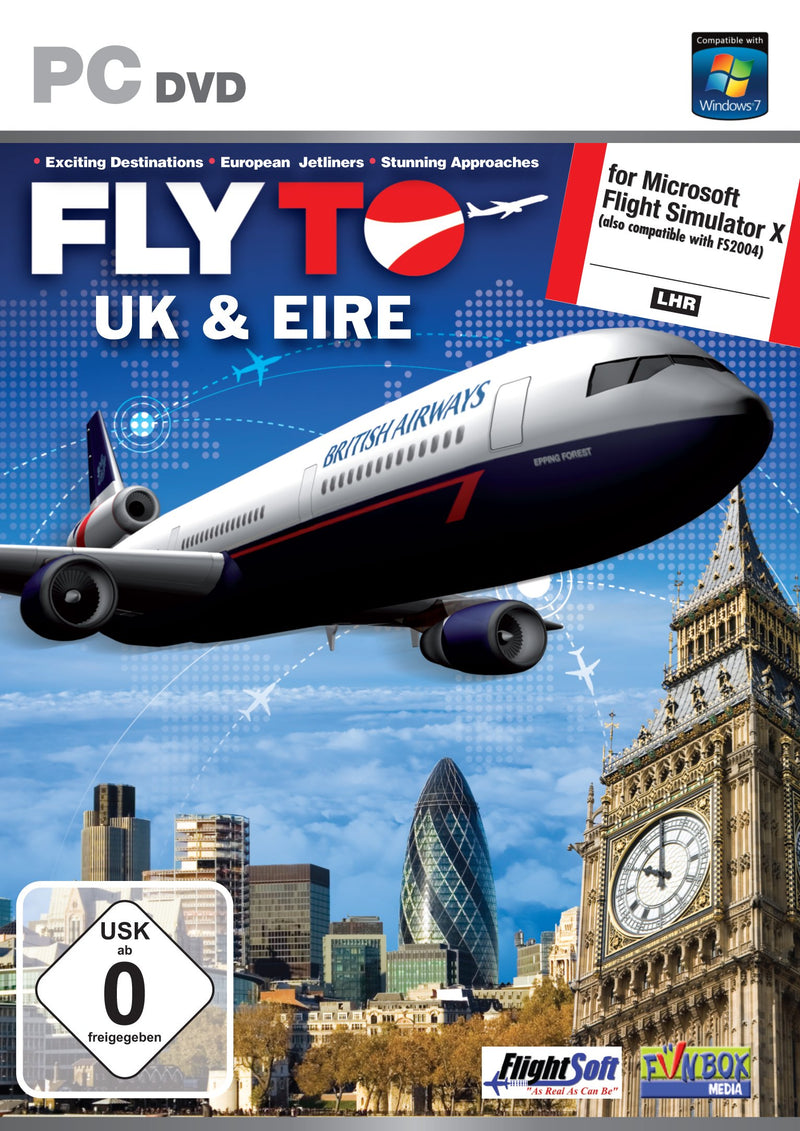 PC Game - FLY TO UK & EIRE