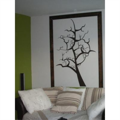 Bullium Tree Stickers 54 x 84 cm Colour 518 54 x 84 Meadow Green