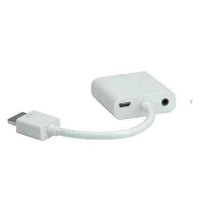 Nilox RO12.03.3114 video cable adapter 0.15 m VGA (D-Sub) HDMI Type A (Standard) White