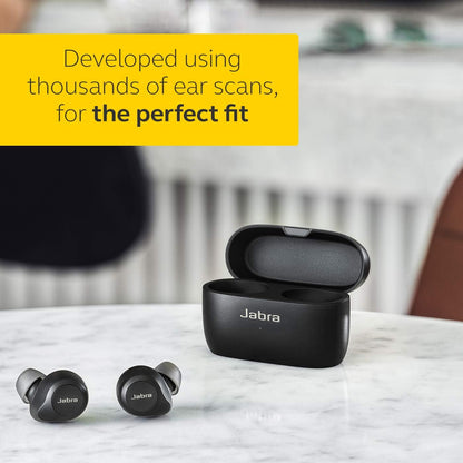 Jabra Elite 85t True Wireless Earbuds - Jabra Advanced Active Noise Cancellation with Long Battery Life and Powerful Speakers - Wireless Charging Case - Black Elite 85t Single Black