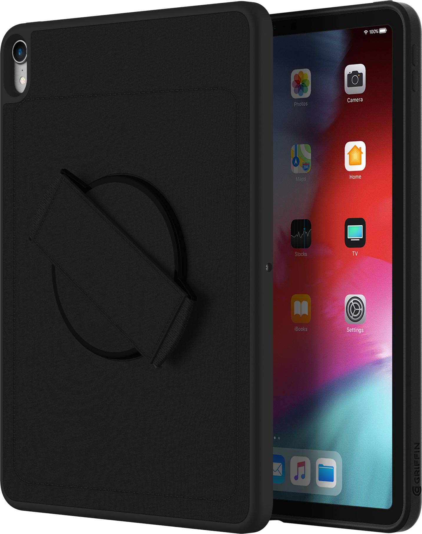 Griffin Airstrap 360 - Back Cover For Tablet - Black - 11`` - For Apple 11-Inch Ipad Pro (1St Generation)