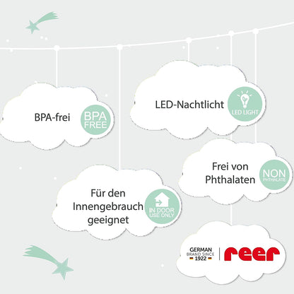 reer Stern LED Nachtlicht gelb 6,5 cm