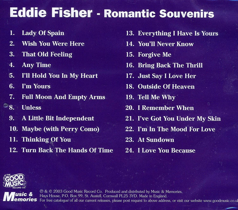 Romantic Souvenirs - Eddie Fisher