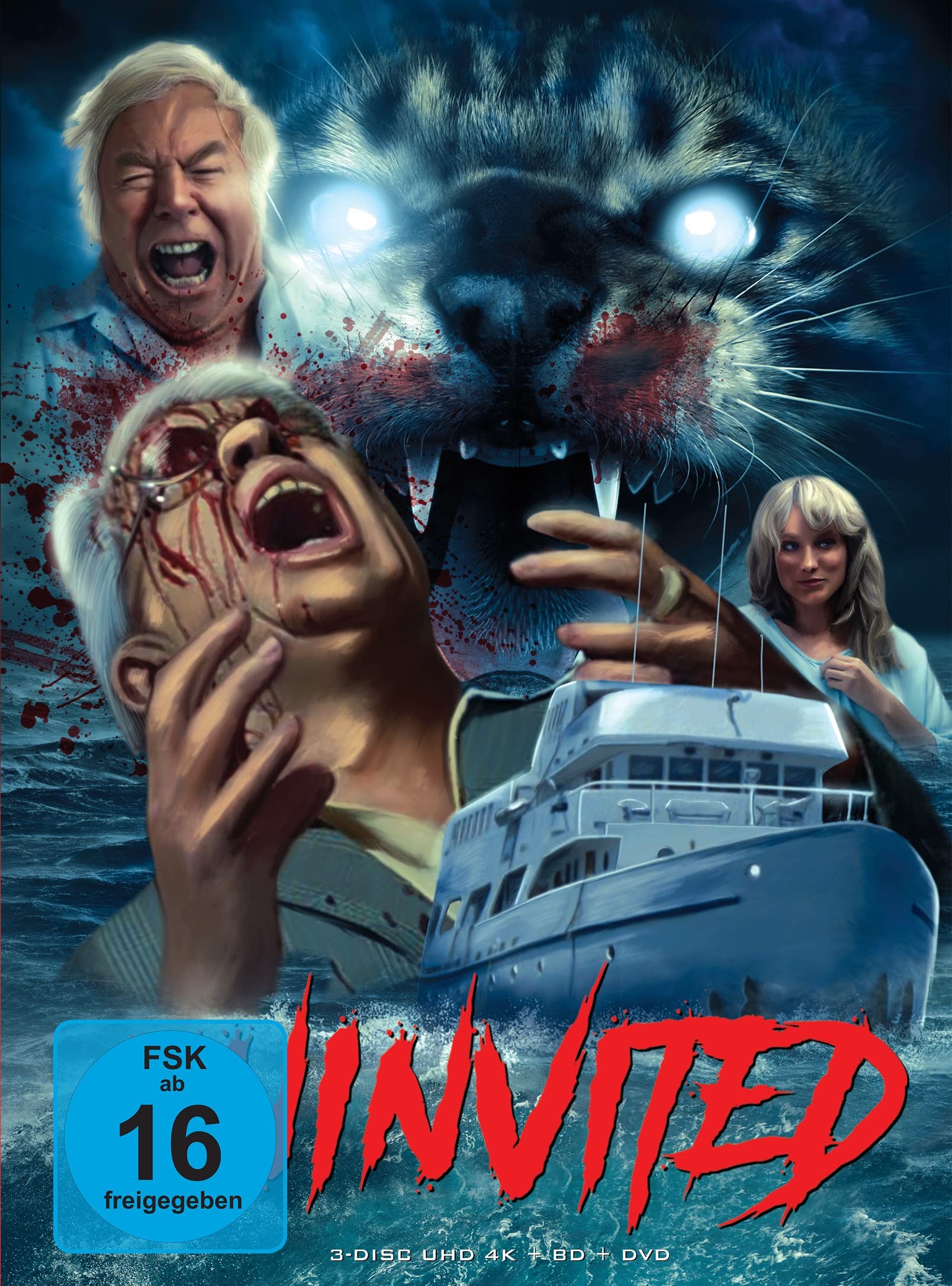 Uninvited - Mediabook - Cover C - Limited Edition (4K Ultra HD) (+ Blu-ray) (+ DVD)