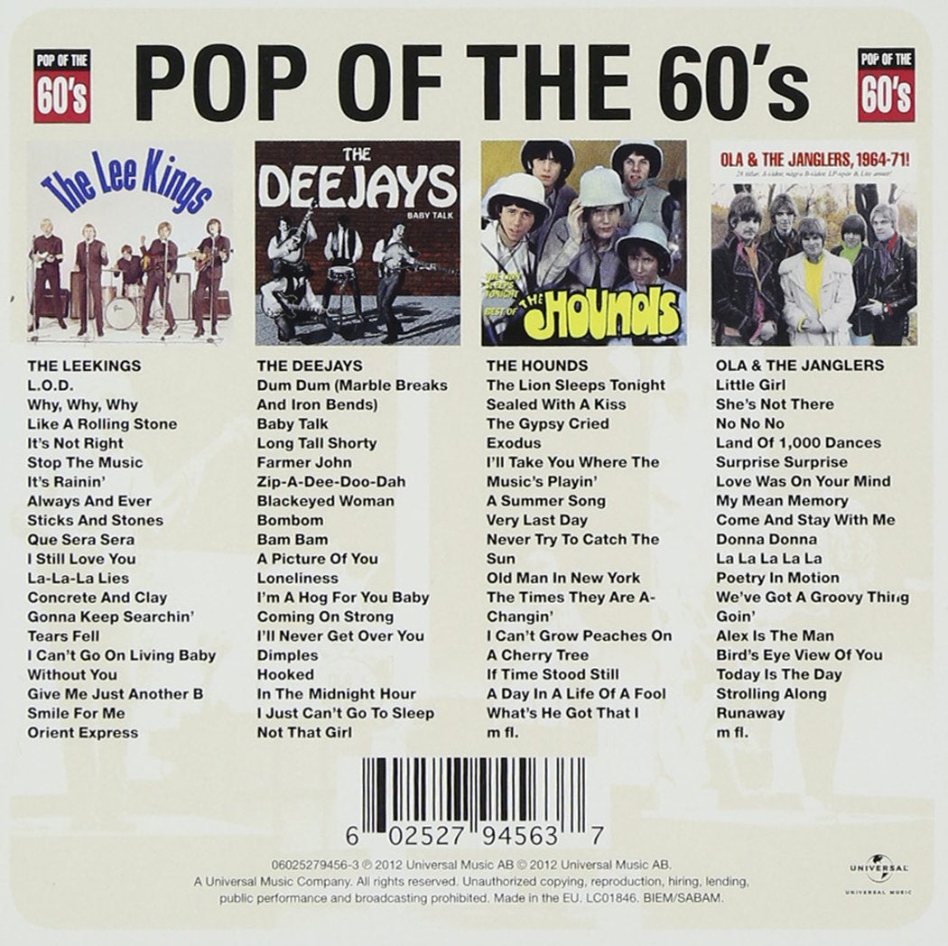 Pop of the 60's 4 for 1