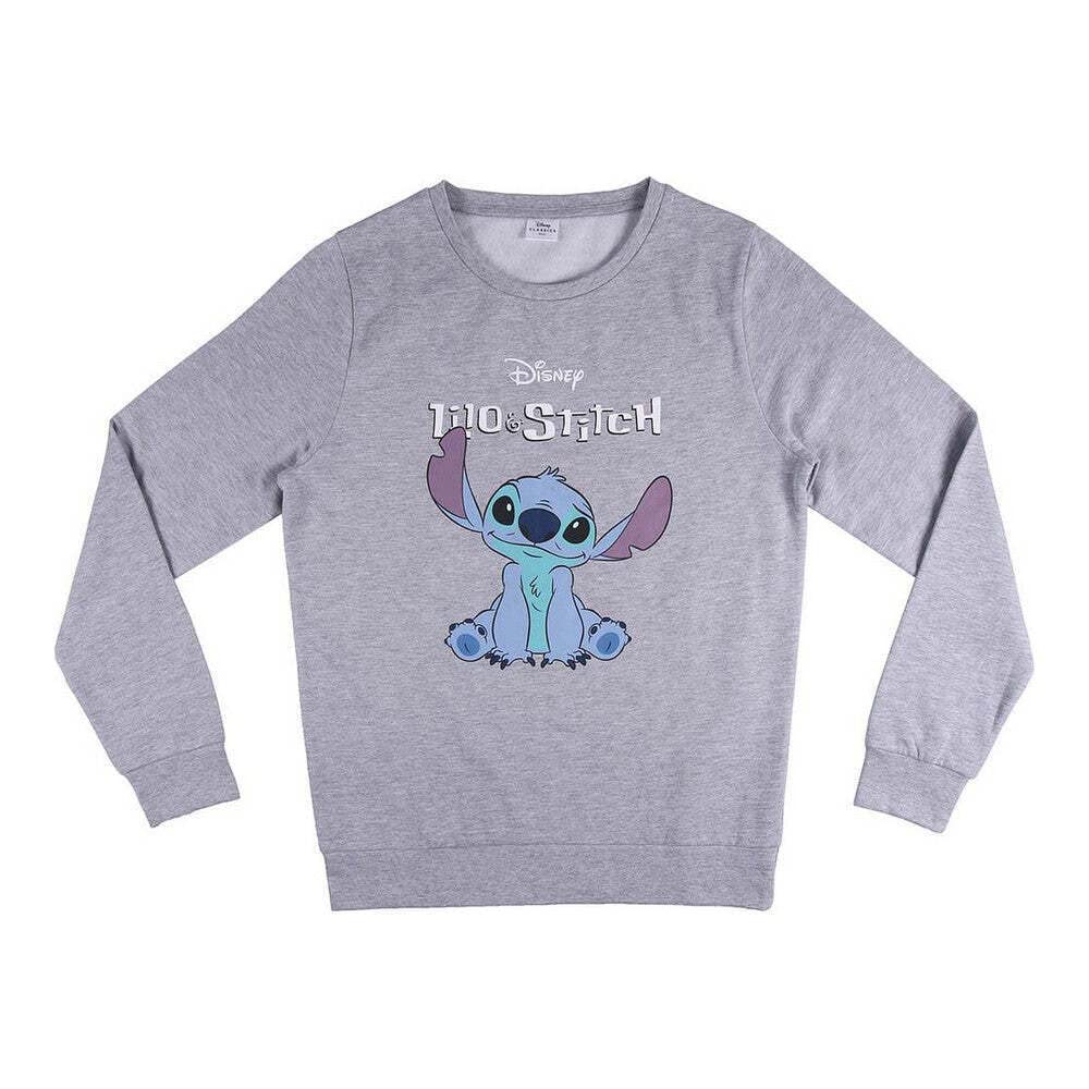 CERDÁ LIFE'S LITTLE MOMENTS Women's, Hoodie Winter Jumper | Stitch Pullover Without Hood-Official Disney Licence L Cranberry
