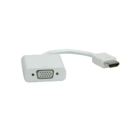 Nilox RO12.03.3114 video cable adapter 0.15 m VGA (D-Sub) HDMI Type A (Standard) White