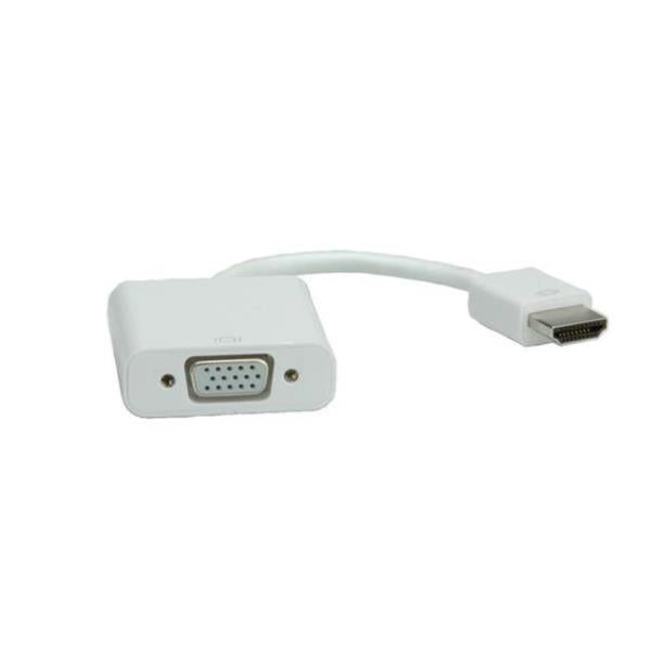 Nilox RO12.03.3114 video cable adapter 0.15 m VGA (D-Sub) HDMI Type A (Standard) White