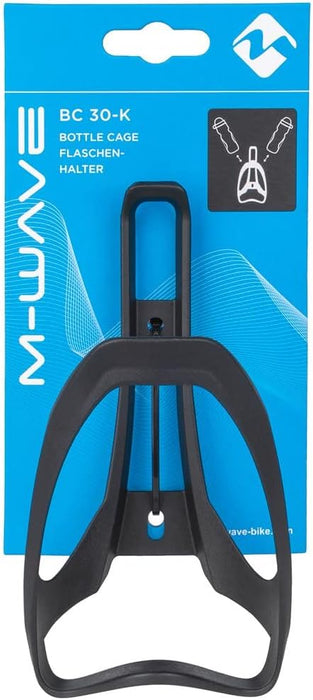 M-Wave Unisex Adult BC 30-K Water Bottle Cage, Black, One Size