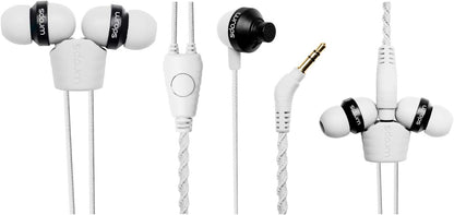 Wraps Wearable Braided Wristband Headphone Earbuds, Talk Flint (WRAPSCSIL-V15M) Flint Talk