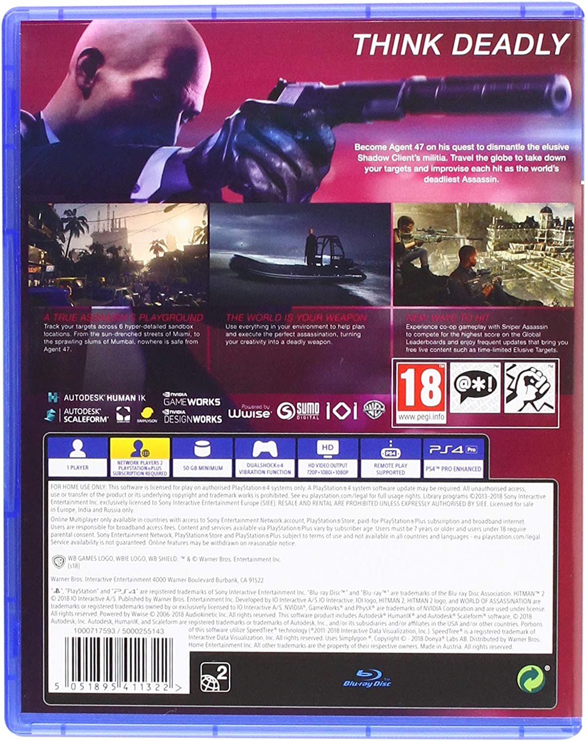 Hitman 2 (Ps4)