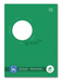 Staufen Staufen Green 794004511 Notebook Cover with Labelling Field DIN A5 150 g/m² Recycled Paper Perfect Protection for Exercise Books Colour Green Pack of 10