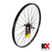 KX MTB 26" Singlewall Solid Axle Screw On Wheel Rim Brake (Rear) - Silver