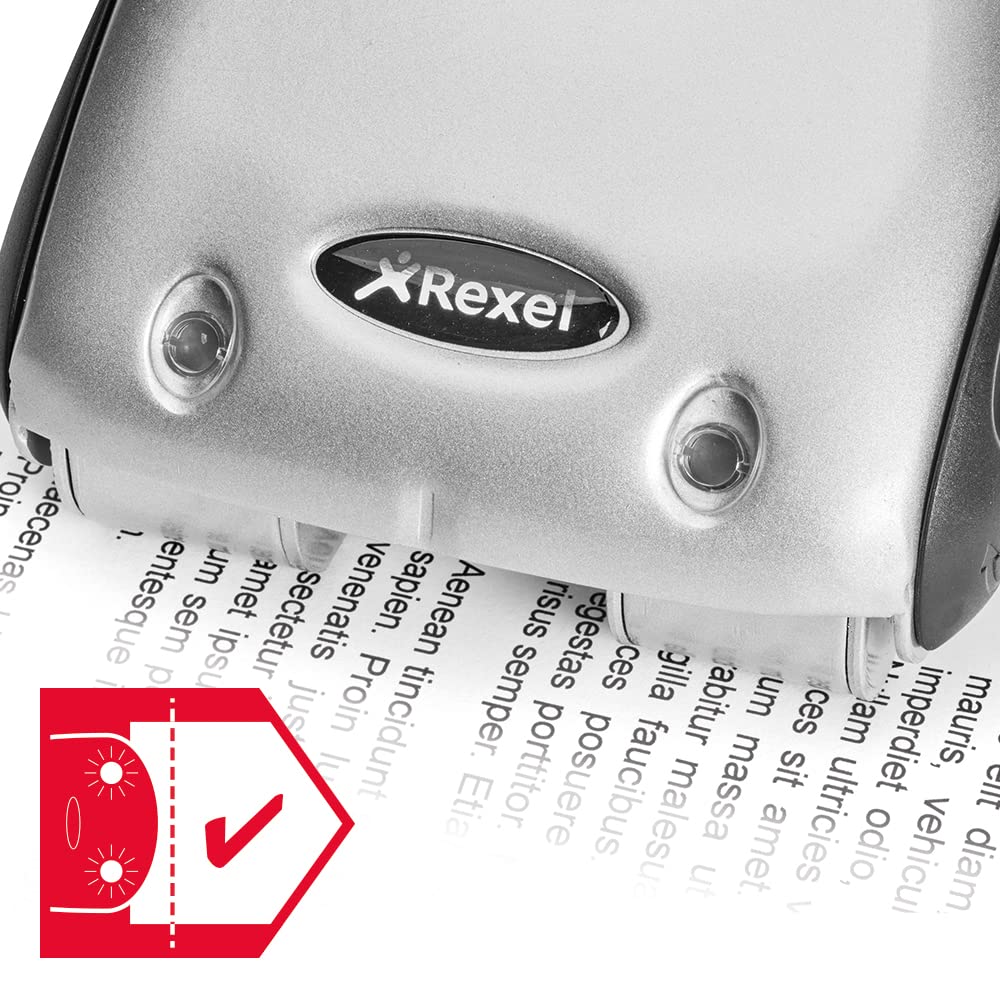 Acco - Rexel P240 2 Hole Punch Metal 40 Sheet Silver/Black 2100748