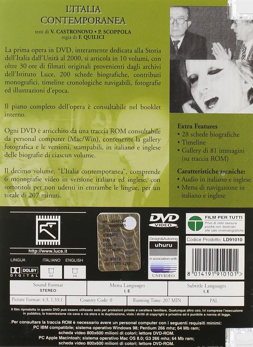 Storia D'Italia 10-L'Italia Contemp