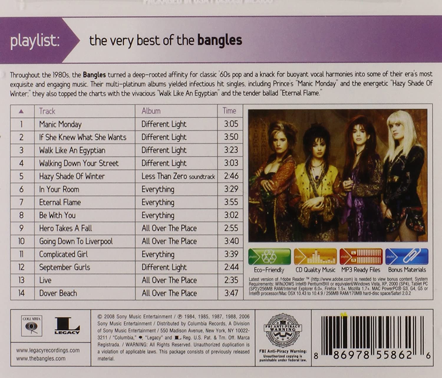 Playlist: The Very Best of Bangles