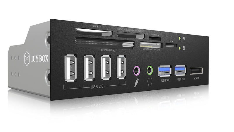 Icy Box IB-863a-b Multi-Card Reader 5.25 Inches Black