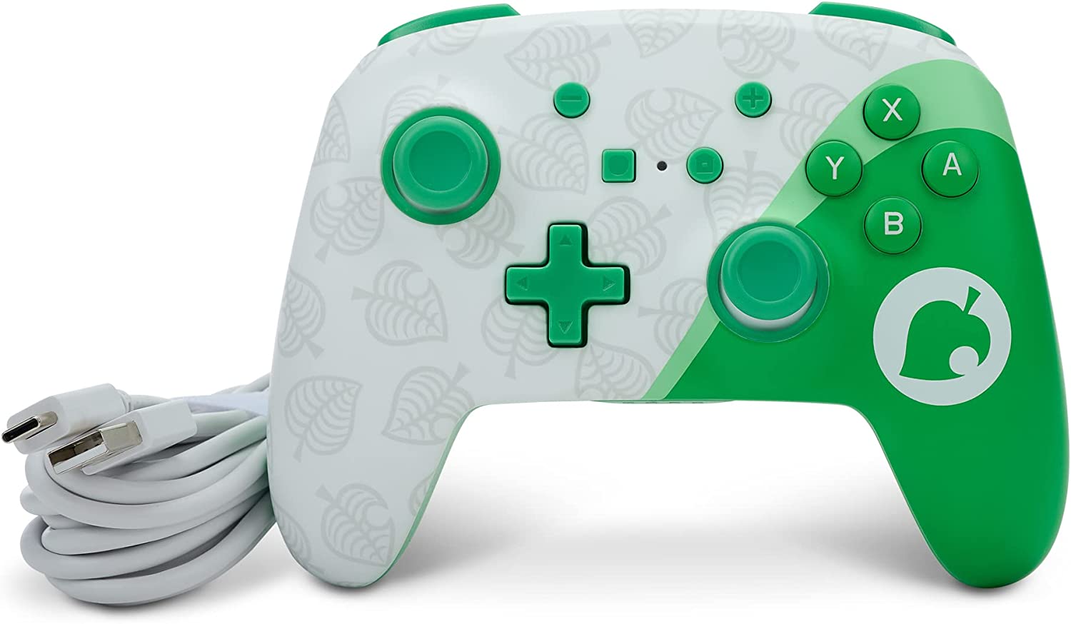 PowerA Enhanced Wireless Controller for Nintendo Switch - Animal Crossing: Nook Including Nintendo Switch Lite, Gamepad, Game Controller, Bluetooth Controller, Rechargeable - Nintendo Switch Animal Crossing - Nook