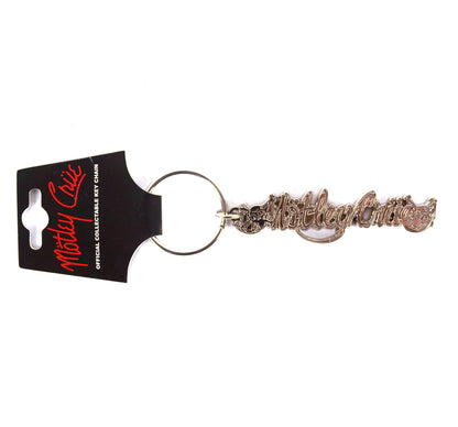 Rock Off - Motley Crue Enamel Keychain Logo