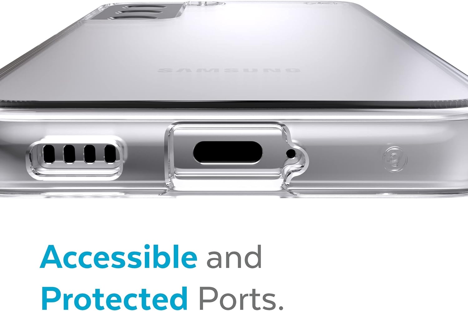 Speck Products Presidio Perfect Clear Samsung Galaxy S22 Case, Clear/Clear Presidio Perfect Clear Clear