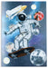 RNK 46795 Notebook "Skatonaut", PP Cover, DIN A5, Squared, 100 Sheets, Pack of 1