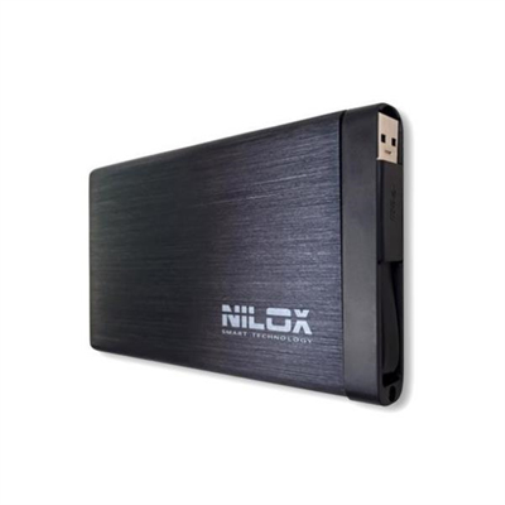 Nilox DH0002BKALUSB storage drive enclosure HDD enclosure Black 2.5"