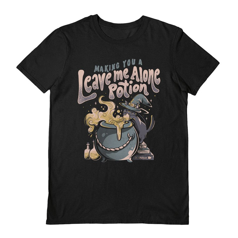 EDUELY (LEAVE ME ALONE POTION) BLACK UNISEX T-SHIRT