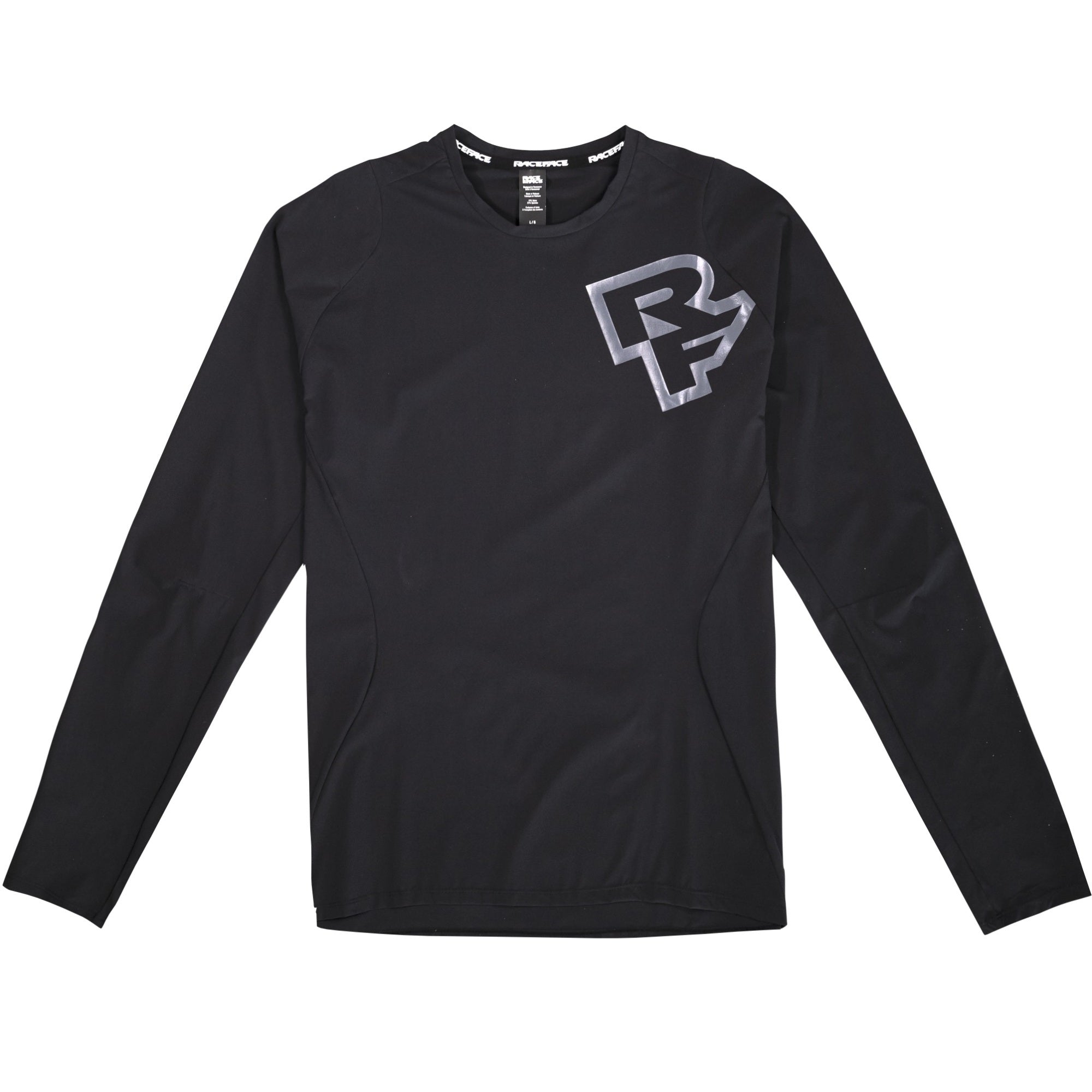 Race Face Conspiracy Long Sleeve Jersey 2021 Black XL