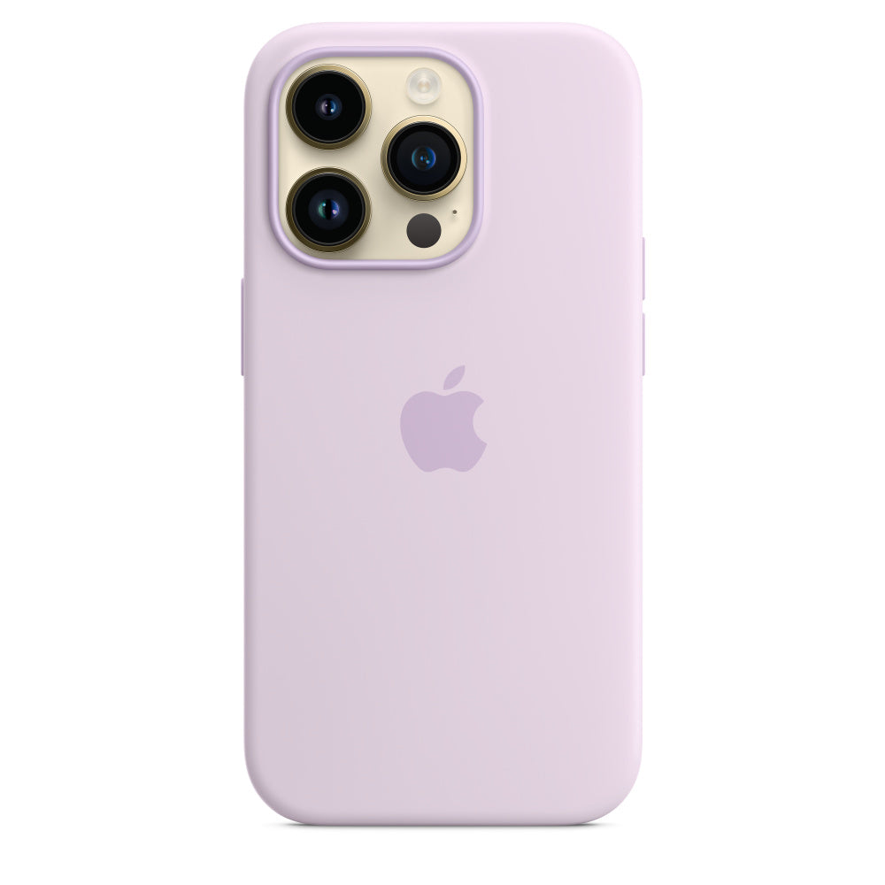 Apple - Back Cover For Mobile Phone - With Magsafe - Silicone - Lilac - For Iphone 14 Pro