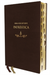 Reina Valera Revisada, Biblia de Estudio Patrística, Leathersoft, Marrón, Interior a DOS Colores, Con Índice, Palabras de Jesús En Rojo