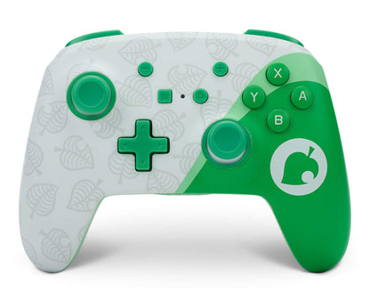 PowerA Enhanced Wireless Controller for Nintendo Switch - Animal Crossing: Nook Including Nintendo Switch Lite, Gamepad, Game Controller, Bluetooth Controller, Rechargeable - Nintendo Switch Animal Crossing - Nook