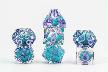Disco Vibes: Individual D20 Elixir Liquid Core Dice