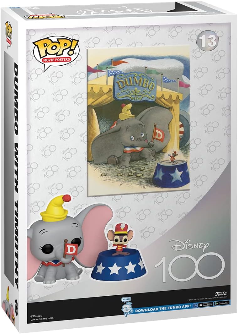 Funko POP! Movie Poster: Disney - Dumbo - Collectable Vinyl Figure - Gift Idea - Official Merchandise - Toys For Kids & Adults - Model Figure For Collectors And Display