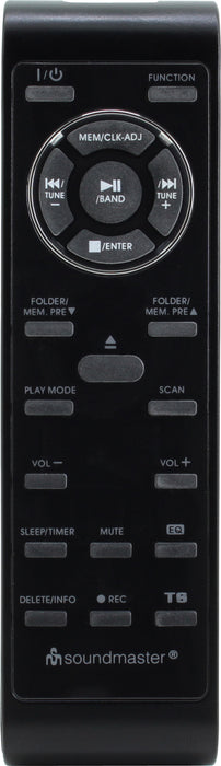 soundmaster MCD5550DBR HiFi-Anlage 2x 2,5 W (RMS)