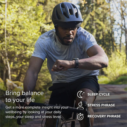 Suunto 5 Peak - 43 Mm - Grey - Sport Watch With Strap - Silicone - Band Size: S/M - Display 1.1`` - Bluetooth - 39 G - Wi