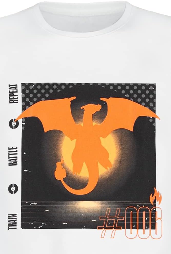 DIFUZED Pokemon - Dracaufeu - T-Shirt Homme (S)