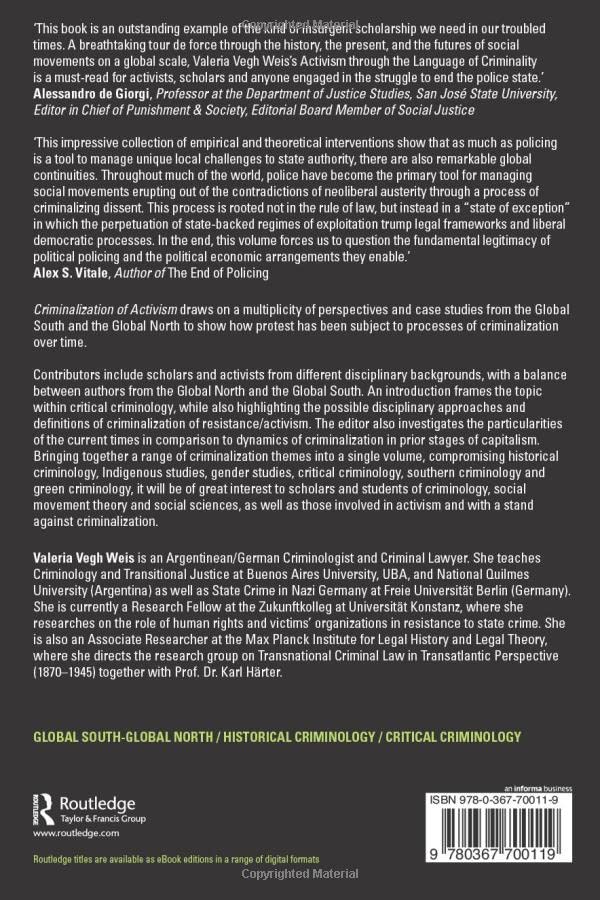 Criminalization of Activism