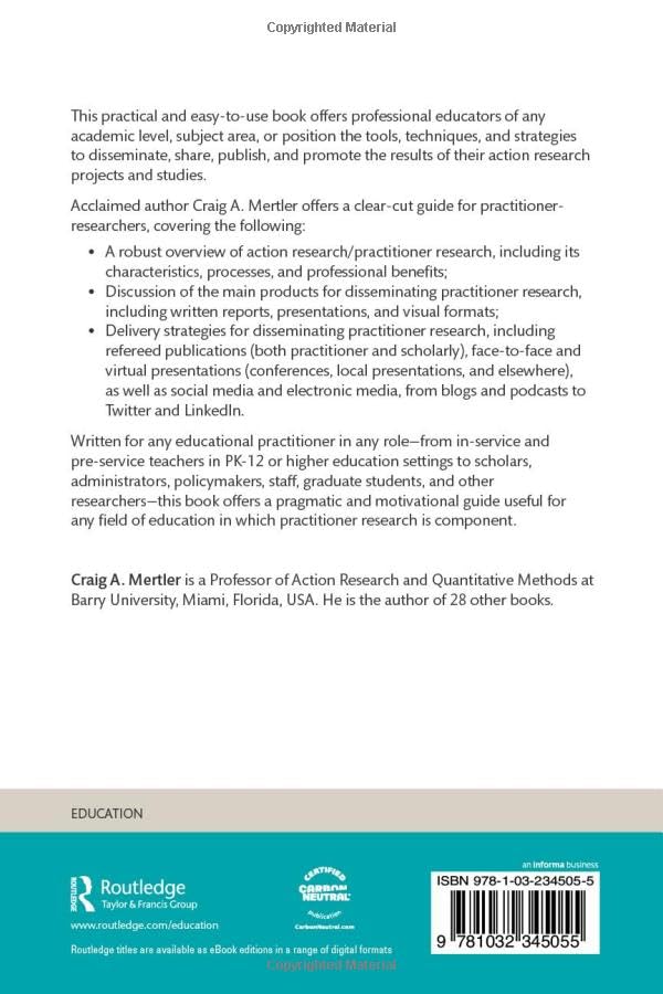 Disseminating Your Action Research