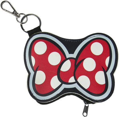 DISNEY - Minnie Ribbon - Coin Purse Keychain
