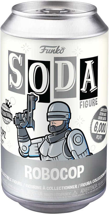 Funko Vinyl SODA: Robocop - Robocop w/chase, Collectible Action Vinyl Figure - 61664
