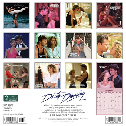 Dirty Dancing 2024 12 X 12 Wall Calendar