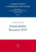 Sustainability Research 2019