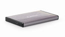 Gembird EE2-U3S-3-LG storage drive enclosure HDD enclosure Light grey 2.5"