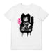 ROCKET MAN (LUCKY CAT SPRAY) WHITE UNISEX T-SHIRT